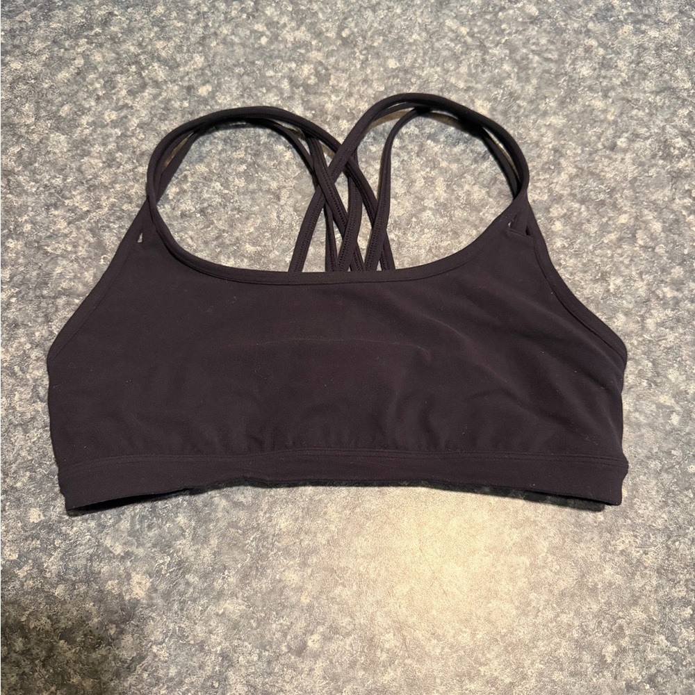 Athleta Navy Blue Cross-Back Sports Bralette